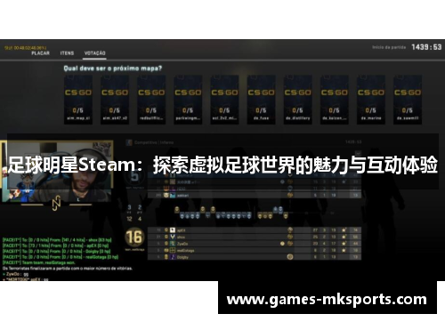 足球明星Steam：探索虚拟足球世界的魅力与互动体验