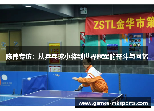 陈伟专访：从乒乓球小将到世界冠军的奋斗与回忆